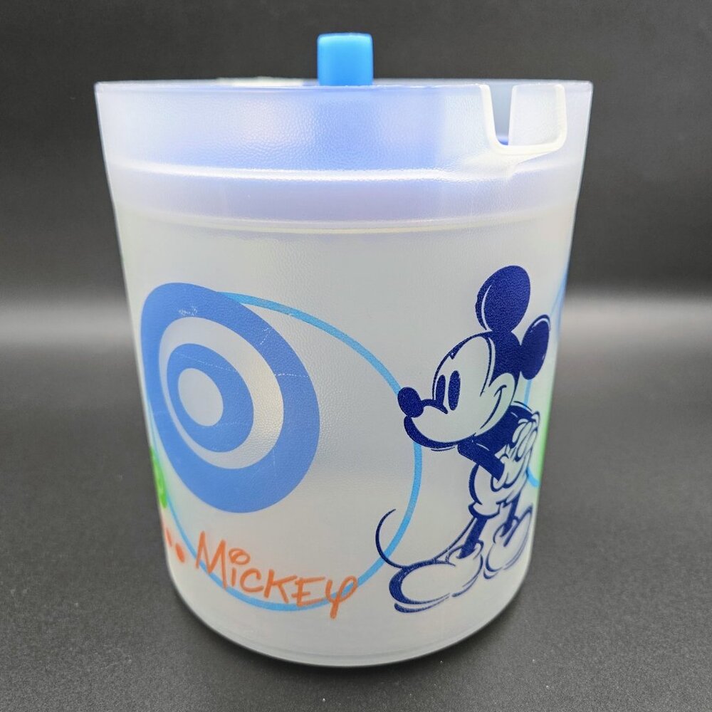 Mickey Mouse Disney Tupperware #1575 – 3 1.5 Quart Pitcher Push Button Read